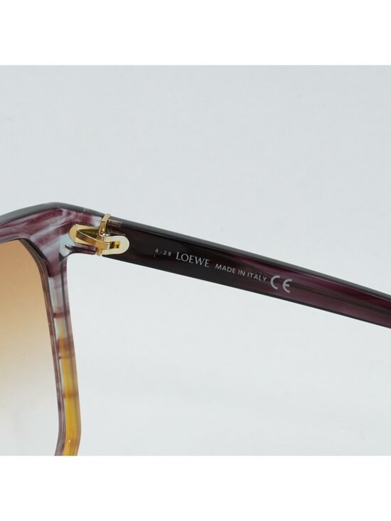 Loewe LW40001I 83V Filipa Sunglasses Purple to Orange Gradient Square Frame main image 4